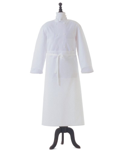 Tablier chef blanc Taille...