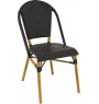 Chaise noir Ø 28 mm 88x46x62 cm Sorbonne