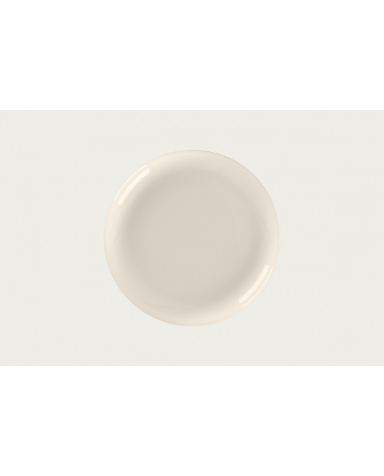 Assiette coupe plate rond ivoire porcelaine Ø 23,8 cm Fedra Rak