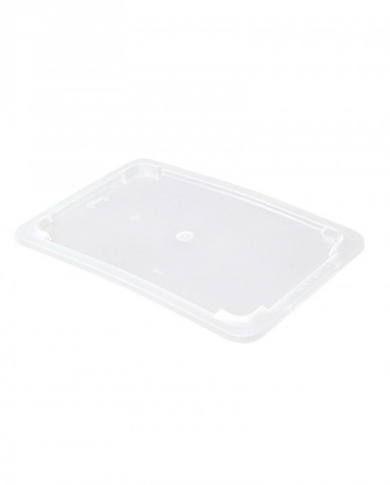 Couvercle pour bac plat 5L transparent plastique 45x29x1,5 cm Gilac