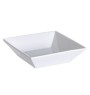 Assiette creuse carré blanc porcelaine 20x20 cm Edina Pro.mundi
