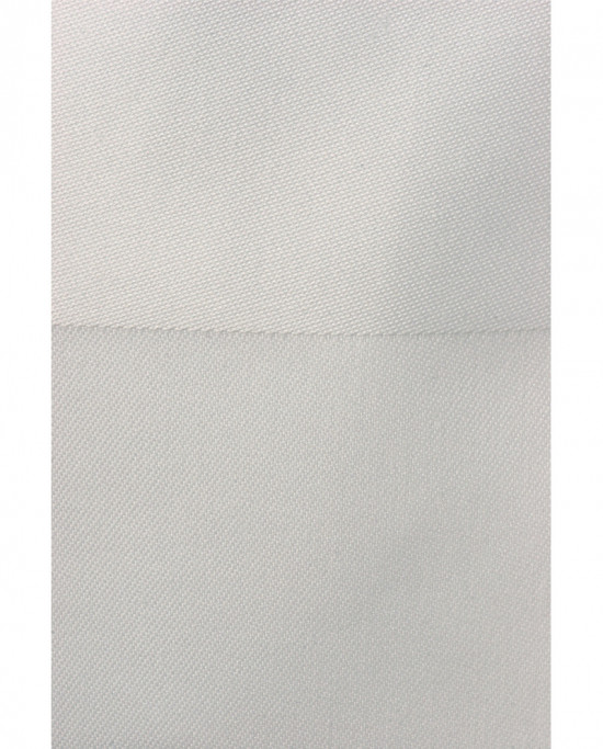 Serviette carré blanc coton Bande Satin Denantes
