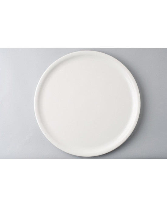 Assiette à pizza rond ivoire porcelaine Ø 33 cm Banquet Rak
