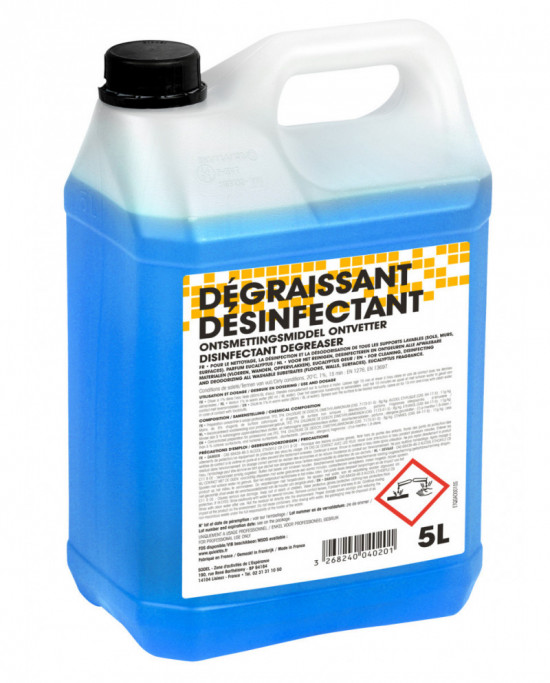 Détergent désinfectant odorant 5 L