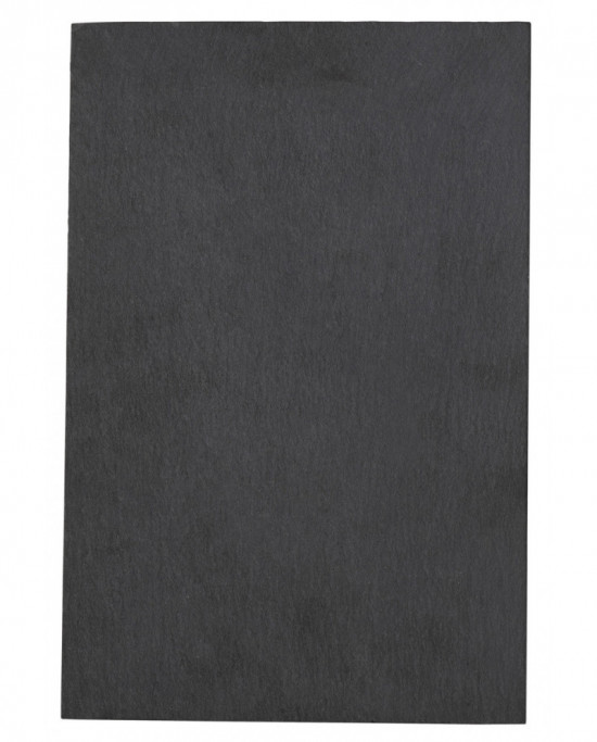 Planche rectangulaire gris ardoise 20 cm  (2 pièces)