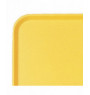 Plateau polypropylène (pp) jaune 34,5x26,5 cm Fast Food Cambro
