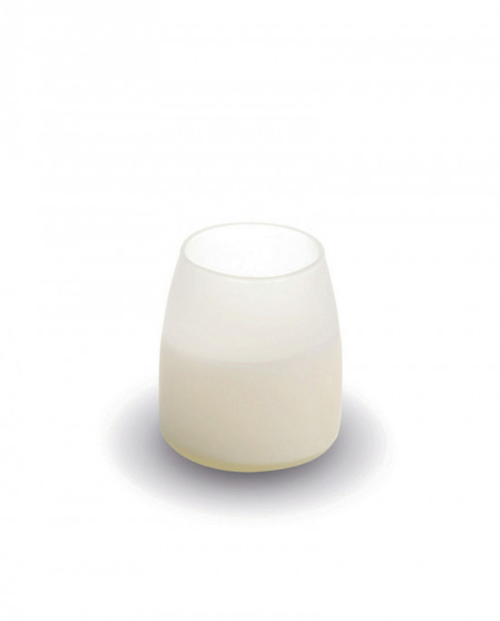 Photophore conique blanc Ø 8,2 cm 9 cm Soft Glow Spaas