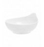 Mise en bouche ovale blanc porcelaine 10 cm Playtime Pro.mundi