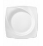 Assiette plate carré blanc porcelaine 27,5x27,5 cm Celebration