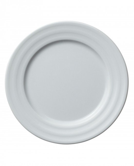 Assiette plate rond blanc porcelaine Ø 18 cm Ruby