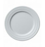 Assiette plate rond blanc porcelaine Ø 18 cm Ruby