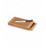 Planche à pain avec récupérateur de miettes bois bambou 41,3x26,3x5,5 cm Deglon
