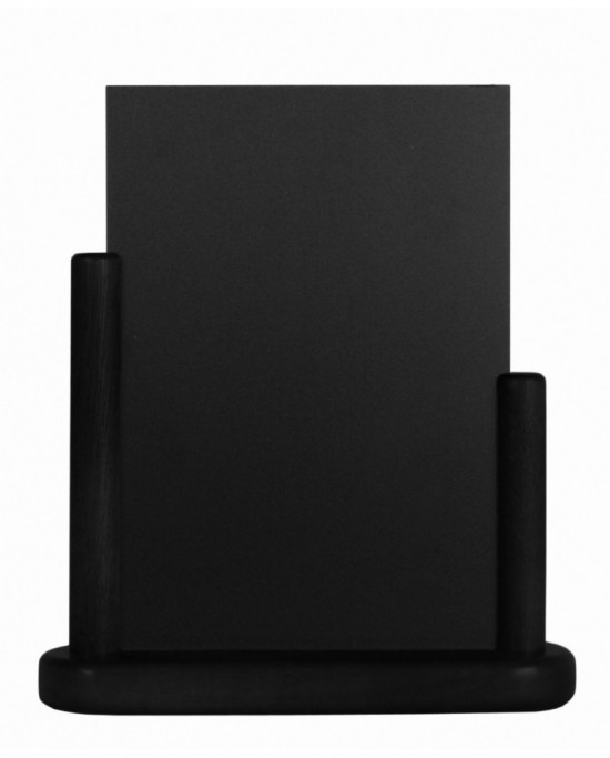 Chevalet de table rectangulaire noir 23x20x6 cm Classique Securit
