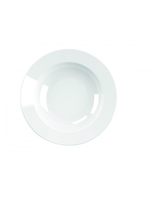 Assiette creuse rond blanc porcelaine Ø 23 cm Brasserie Astera