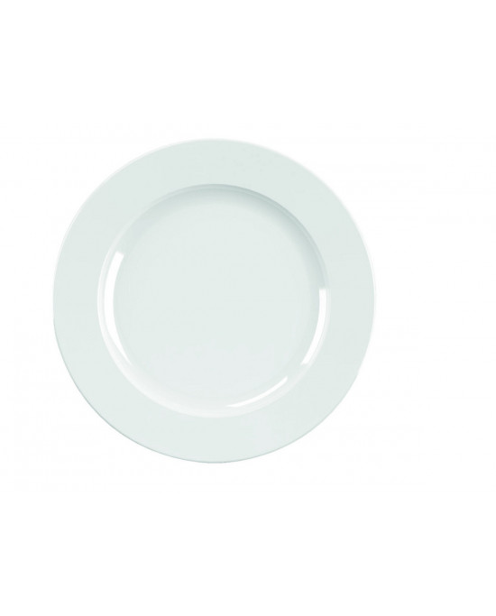 Assiette plate rond blanc porcelaine Ø 24 cm Brasserie Astera