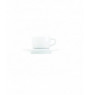 Tasse à thé rond blanc porcelaine 20 cl Ø 8,3 cm Brasserie Astera