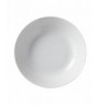 Assiette creuse rond blanc porcelaine Ø 20 cm Bazik