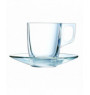 Mug rond transparent verre 25 cl Ø 10,4 cm Voluto Arcoroc