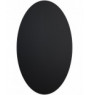 Ardoise adhésive ovale noir 8,5x8,5 cm Securit  (8 pièces)
