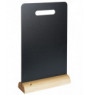 Ardoise de table rectangulaire noir 32,5x21x6 cm Securit