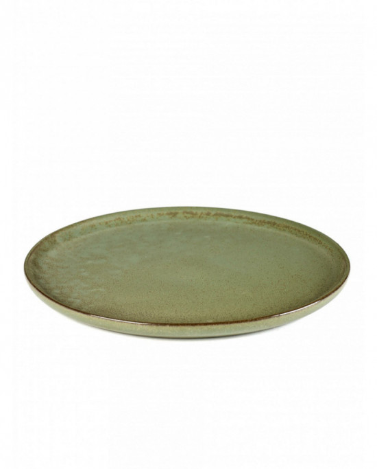 Assiette plate rond camogreen grès Ø 27 cm Surface Serax