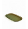 Assiette plate ovale camogreen grès 25x15 cm Surface Serax
