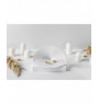 Assiette de présentation blanc porcelaine 29x18 cm Canopee Pillivuyt