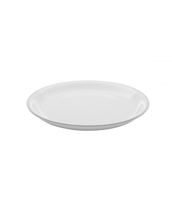 Assiette coupe plate rond gris grès Ø 25,5 cm Bistrot Pro.mundi