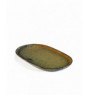 Assiette plate ovale indi grey grès 25x15 cm Surface Serax