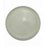 Assiette plate rond blanc grès Ø 27 cm Pearl Pro.mundi