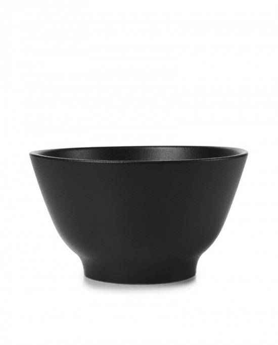 Bol rond noir porcelaine Ø 14,3 cm Adelie Revol