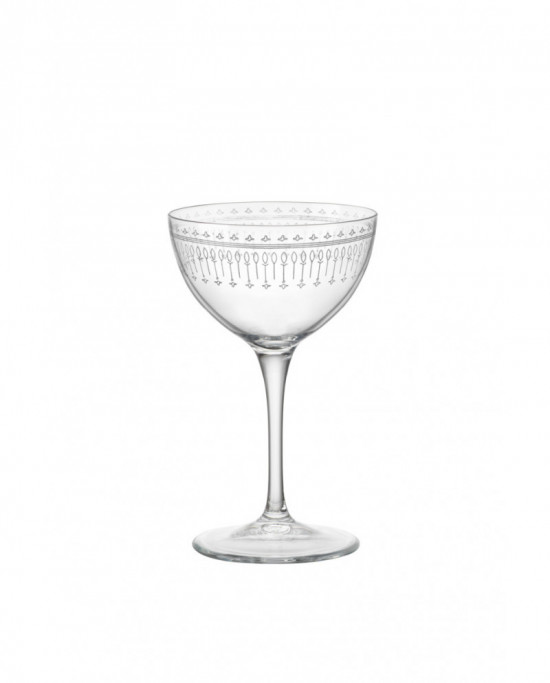 Coupe à cocktail martini 23,5 cl Novecento Art Deco Bormioli Rocco