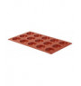 Plaque 15 mini tartelettes silicone GN 1/3 29,5x17,5x1 cm Pro.cooker
