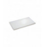 Planche à découper polyéthylène haute densité (pehd) blanc 53x32,5 cm GN 1/1 Sans rigole Non réversible Pro.cooker