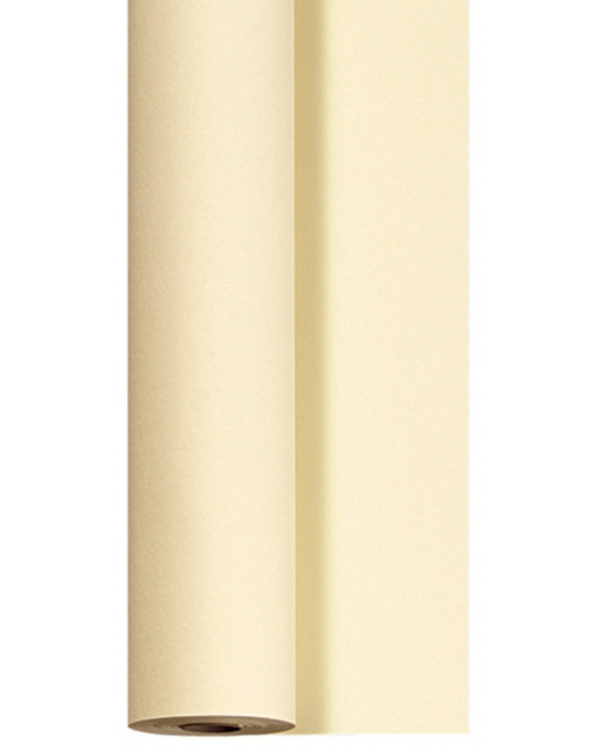 Rouleau de nappe ivoire non tissé 25x1,18 m Dunicel