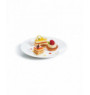 Assiette plate rond blanc verre Ø 19 cm Restaurant Blanc Arcoroc