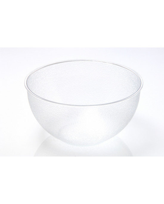 Saladier rond transparent plastique Ø 23 cm