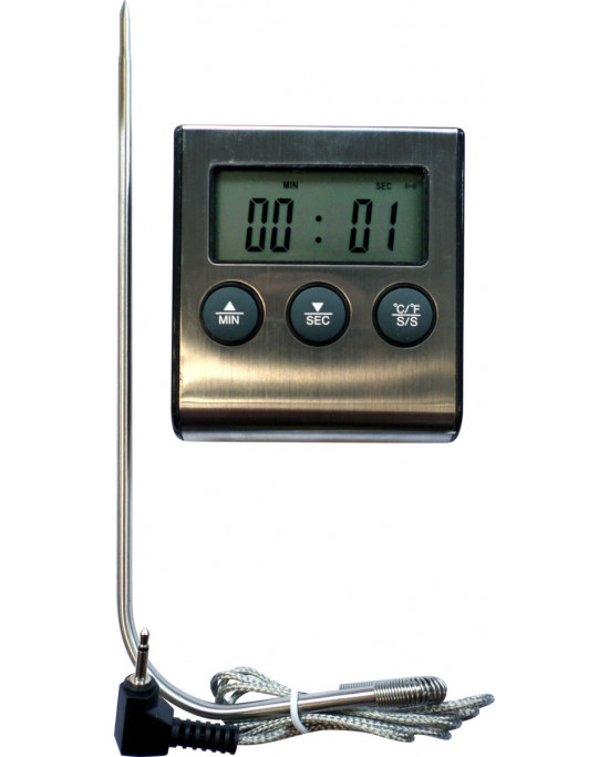 Thermomètre digital spécial four cuisson min -50 °C max 300 °C +/- 1 °C Alla France