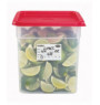 Boîte distributrice de 250 étiquettes de traçabilité alimentaire hydrosolubles papier 7,6x5 cm Non repositionnable Non décollabl