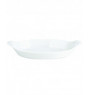 Plat ovale blanc porcelaine 25,5x14,2 cm Pillivuyt