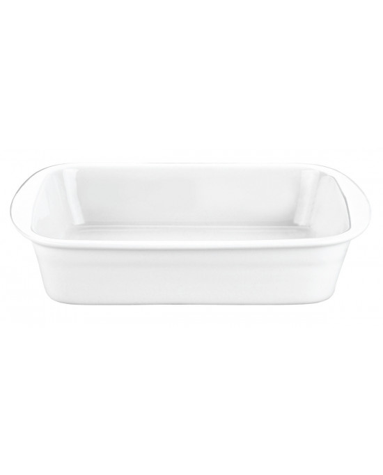 Plat à lasagnes rectangulaire blanc porcelaine 34x25 cm Pillivuyt