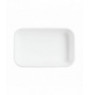 Ravier rectangulaire blanc verre 14 cm Restaurant Blanc Arcoroc