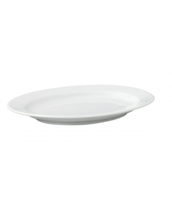 Plat ovale blanc porcelaine 21 cm K