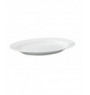 Plat ovale blanc porcelaine 24 cm K