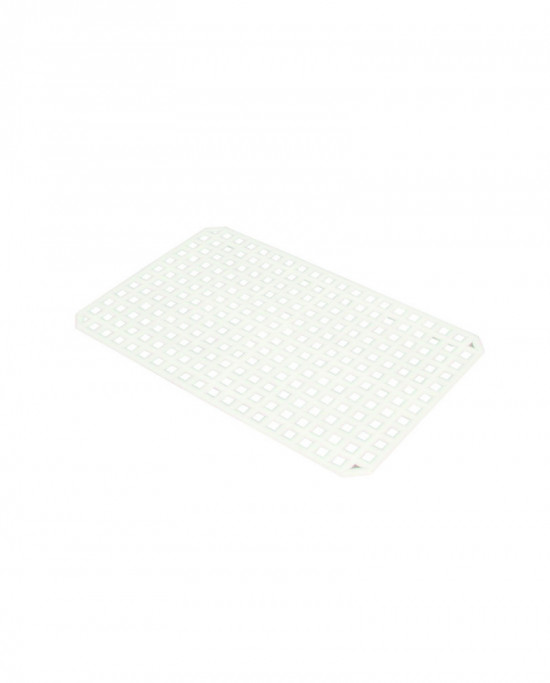 Grille pour bac plat 8L rectangulaire blanc plastique 8 mm x 27 cm Gilac