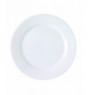 Assiette plate rond blanc porcelaine Ø 21 cm K