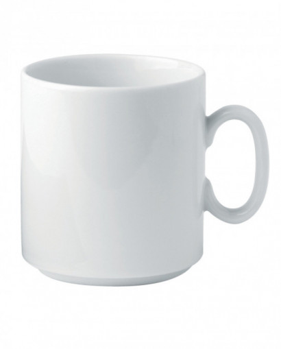 Mug rond blanc porcelaine...