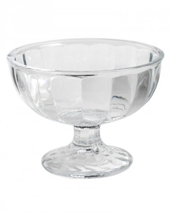 Coupe à dessert rond transparent verre Ø 10,3 cm Cyclade