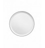 Assiette plate rond blanc porcelaine Ø 21,5 cm Yaka Medard De Noblat