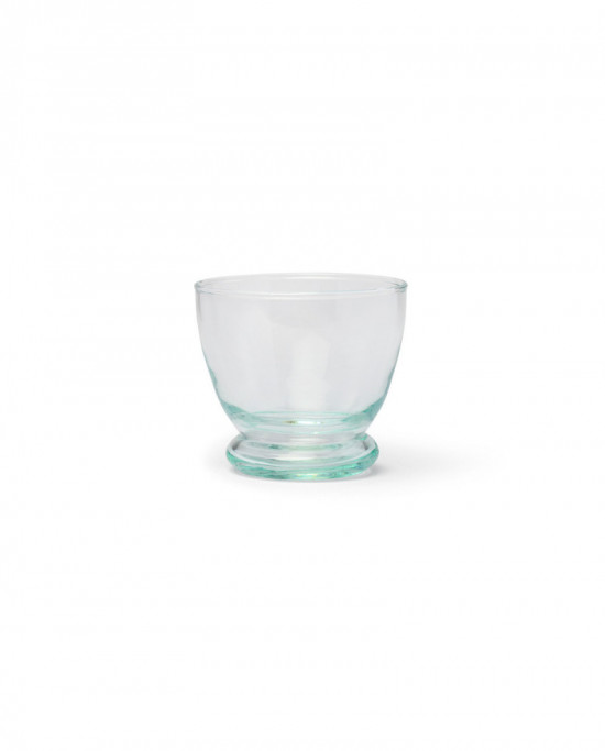 Verrine coupe en verre recyclé soufflé bouche transparent verre recyclé Ø 8 cm Lily Pro.mundi